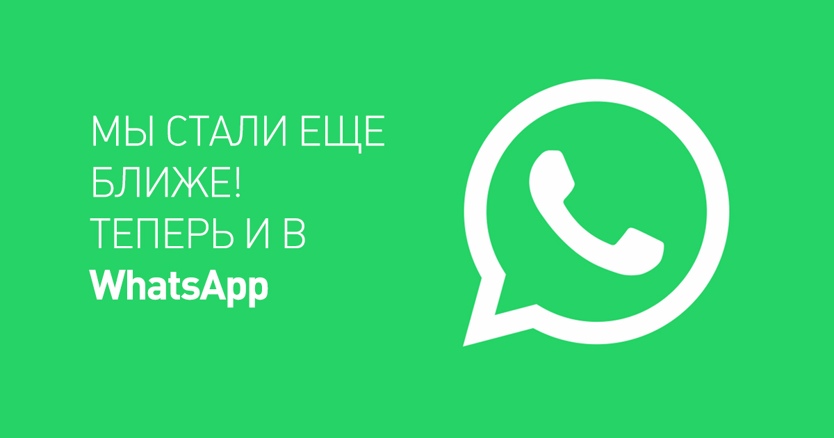 Записаться на прием или получить ответ на интересующий вопрос теперь можно в WhatsApp
